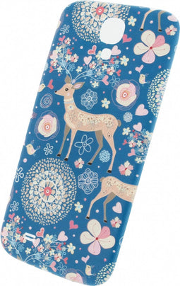 Xccess Battery Cover Samsung Galaxy S4 I9500/9505 Fantasy Blue Deer