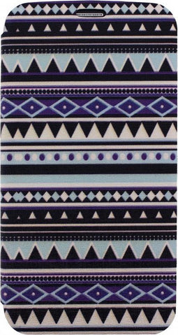 Xccess Book Stand Case Samsung Galaxy S5 Aztec Blue