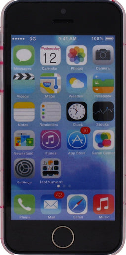 Xccess Cover Spray Paint Glow Apple iPhone 5/5S Pink