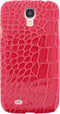Xccess Croco Cover Samsung Galaxy S4 I9500/9505 Fuchsia