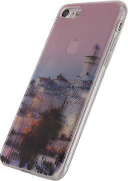 Xccess Doorzichtig Hoesje geschikt voor Apple iPhone 7 Telefoonhoesje Flexibel TPU | Xccess Case Backcover | Doorzichtig Telefoonhoesje iPhone 7 | iPhone 7 Case | Back Cover - Clear City | Transparant