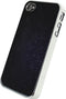 Xccess Hoesje geschikt voor Apple iPhone 4 Telefoonhoesje Hardcase | Xccess Glitter Cover Backcover | iPhone 4 Case | Back Cover - Zwart