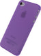 Xccess Hoesje geschikt voor Apple iPhone 4 Telefoonhoesje Hardcase Extra Dun | Xccess Thin Case Backcover | iPhone 4 Case | Back Cover - Paars