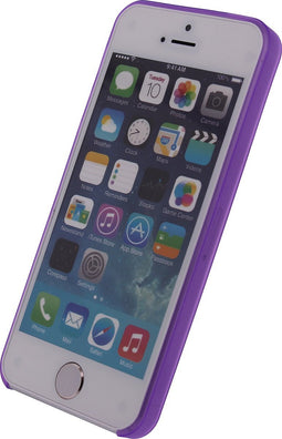 Xccess Hoesje geschikt voor Apple iPhone 5 Telefoonhoesje Hardcase Extra Dun | Xccess Thin Case Backcover | iPhone 5 Case | Back Cover - Paars
