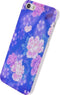 Xccess Hoesje geschikt voor Apple iPhone 5 Telefoonhoesje Hardcase | Xccess Oil Cover Backcover | iPhone 5 Case | Back Cover - Purple Flower | Paars