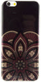 Xccess Hoesje geschikt voor Apple iPhone 6 Telefoonhoesje Flexibel TPU | Xccess Case Backcover | iPhone 6 Case | Back Cover - Glitter Oriental Bordeaux | Bruin