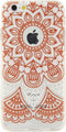 Xccess Hoesje geschikt voor Apple iPhone 6 Telefoonhoesje Flexibel TPU Extra Dun | Xccess Thin Backcover | iPhone 6 Case | Back Cover - Orange Oriental | Oranje