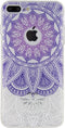 Xccess Hoesje geschikt voor Apple iPhone 7 Plus Telefoonhoesje Flexibel TPU Extra Dun | Xccess Thin Backcover | iPhone 7 Plus Case | Back Cover - Purple Oriental | Paars