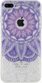 Xccess Hoesje geschikt voor Apple iPhone 7 Plus Telefoonhoesje Flexibel TPU Extra Dun | Xccess Thin Backcover | iPhone 7 Plus Case | Back Cover - Purple Oriental | Paars