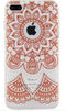 Xccess Hoesje geschikt voor Apple iPhone 7 Plus Telefoonhoesje Flexibel TPU Extra Dun | Xccess Thin Backcover | iPhone 7 Plus Case | Back Cover - Orange Oriental | Oranje