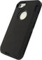 Xccess Hoesje geschikt voor Apple iPhone 7 Telefoonhoesje Hardcase | Xccess Survivor Essential Backcover Shockproof met Standaard | Schokbestendig iPhone 7 Telefoonhoesje | Anti Shock Proof - Zwart