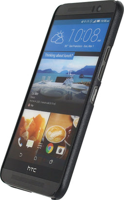 Xccess Hoesje geschikt voor HTC One M9 Telefoonhoesje Hardcase | Xccess Metallic Backcover | One M9 Case | Back Cover - Zwart