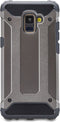 Xccess Hoesje geschikt voor Samsung Galaxy A8 Plus (2018) Telefoonhoesje Hardcase | Xccess Tough Backcover Shockproof | Schokbestendig Galaxy A8 Plus (2018) Telefoonhoesje | Anti Shock Proof - Zwart