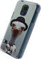 Xccess Hoesje geschikt voor Samsung Galaxy S5 Mini Telefoonhoesje Aluminium | Xccess Metal Plate Backcover | Galaxy S5 Mini Case | Back Cover - Funny Ostrich | Wit