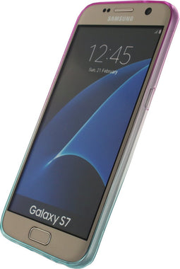 Xccess Hoesje geschikt voor Samsung Galaxy S7 Telefoonhoesje Flexibel TPU Extra Dun | Xccess Thin Backcover | Galaxy S7 Case | Back Cover - Blauw