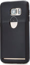 Xccess Hoesje geschikt voor Samsung Galaxy S7 Telefoonhoesje Flexibel TPU | Xccess Matt Card Backcover | Galaxy S7 Case | Back Cover - Zwart