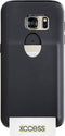 Xccess Hoesje geschikt voor Samsung Galaxy S7 Telefoonhoesje Flexibel TPU | Xccess Matt Card Backcover | Galaxy S7 Case | Back Cover - Zwart