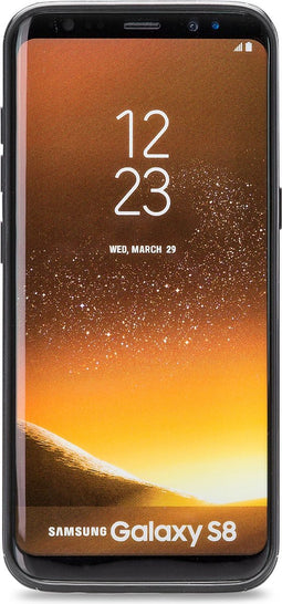 Xccess Hoesje geschikt voor Samsung Galaxy S8 Telefoonhoesje Flexibel TPU | Xccess Matt Card Backcover | Galaxy S8 Case | Back Cover - Zwart
