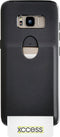 Xccess Hoesje geschikt voor Samsung Galaxy S8 Telefoonhoesje Flexibel TPU | Xccess Matt Card Backcover | Galaxy S8 Case | Back Cover - Zwart