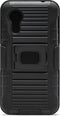 Xccess Hoesje geschikt voor Samsung Galaxy Xcover 5 Telefoonhoesje Hardcase | Xccess Combo Backcover met Standaard | Galaxy Xcover 5 Case | Back Cover - Zwart