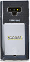 Xccess Hoesje geschikt voor TPU Telefoonhoesje Backcover | Xccess Card | Doorzichtig Telefoonhoesje Galaxy Note 9 | Pasjeshouder voor 1 Pasje | Hoesje voor Pinpas / OV Kaart / Rijbewijs | Galaxy Note 9 Case | Back Cover Transparant