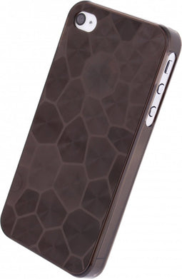 Xccess Honeycomb Cover Apple iPhone 4/4S Transparent Black