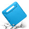 Xccess Kids Guard Tablethoes geschikt voor Apple iPad Pro 11 2020/2021/2022)/Air 10.9 (2020/2022) Kinder Tablethoes met Handvat - Blauw