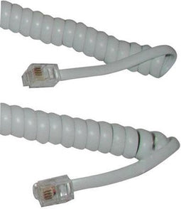 Xccess Krulsnoer RJ10 Wit