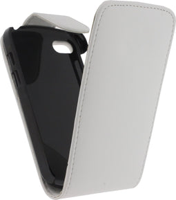 Xccess Leather Flip Case BlackBerry Q10 White