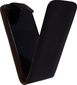Xccess Leather Flip Case HTC One M8 Black