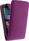 Xccess Leather Flip Case HTC One mini 2 Purple