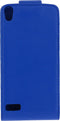 Xccess Leather Flip Case Huawei Ascend P6 Blue
