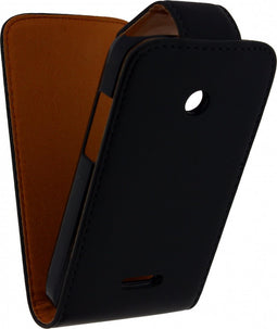 Xccess Leather Flip Case Huawei Ascend Y210 Black
