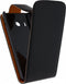 Xccess Leather Flip Case Huawei Ascend Y300 Black