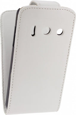 Xccess Leather Flip Case Huawei Ascend Y300 White