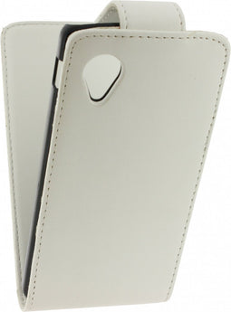 Xccess Leather Flip Case LG Nexus 5 White