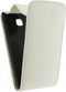 Xccess Leather Flip Case LG Optimus F5 P875 White
