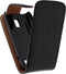 Xccess Leather Flip Case Nokia Asha 309 Black