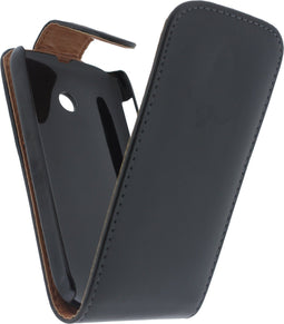 Xccess Leather Flip Case Nokia Lumia 510 Black