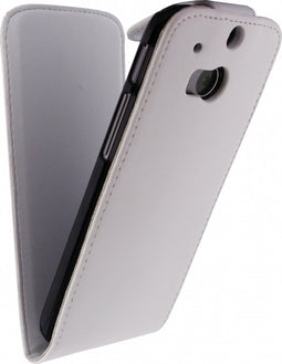 Xccess Leather Flip Case One (M8) Wh