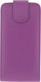 Xccess Leather Flip Case Sams S4 Purple