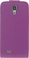 Xccess Leather Flip Case Sams S4 Purple