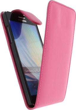 Xccess Leather Flip Case Samsung Galaxy A5 Pink