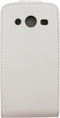 Xccess Leather Flip Case Samsung Galaxy Core II White