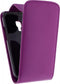 Xccess Leather Flip Case Samsung Galaxy Trend S7560 Purple