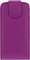 Xccess Leather Flip Case Samsung Galaxy Trend S7560 Purple