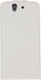 Xccess Leather Flip Case Sony Xperia Z White