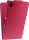 Xccess Leather Flip Case Sony Xperia Z1 Pink