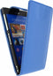 Xccess Leather Flip Case Sony Xperia Z3 Blue