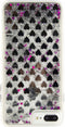Xccess Liquid Glitter Case Apple iPhone 7 Plus/8 Plus Silver Hearts